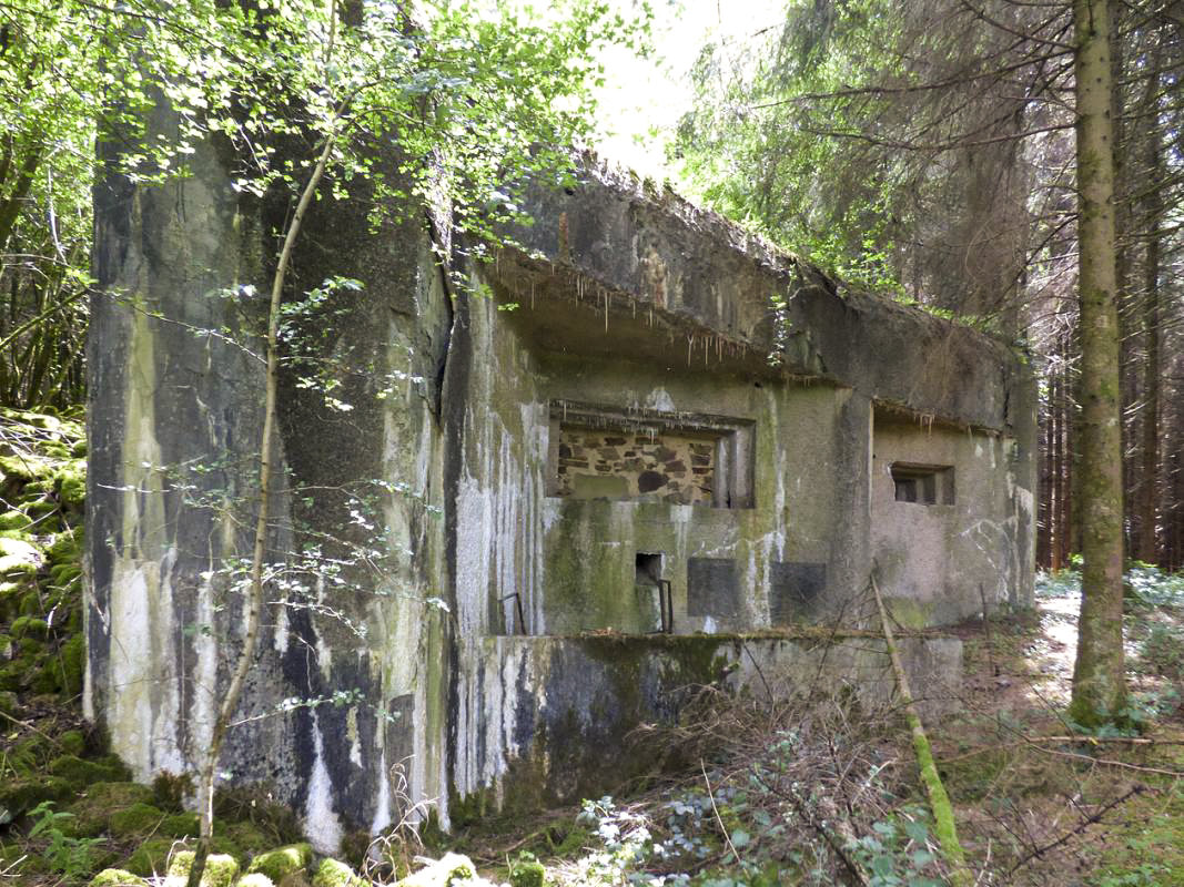 Ligne Maginot - A116 - LES ANORELLES - (Casemate d'infanterie - Simple) - Le flanquement gauche