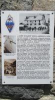 Ligne Maginot - PLAMPINET - CLEYDA - (PC de Sous-Quartier) - Plaque apposée sur le mur extérieur retraçant l'historique du bâtiment 