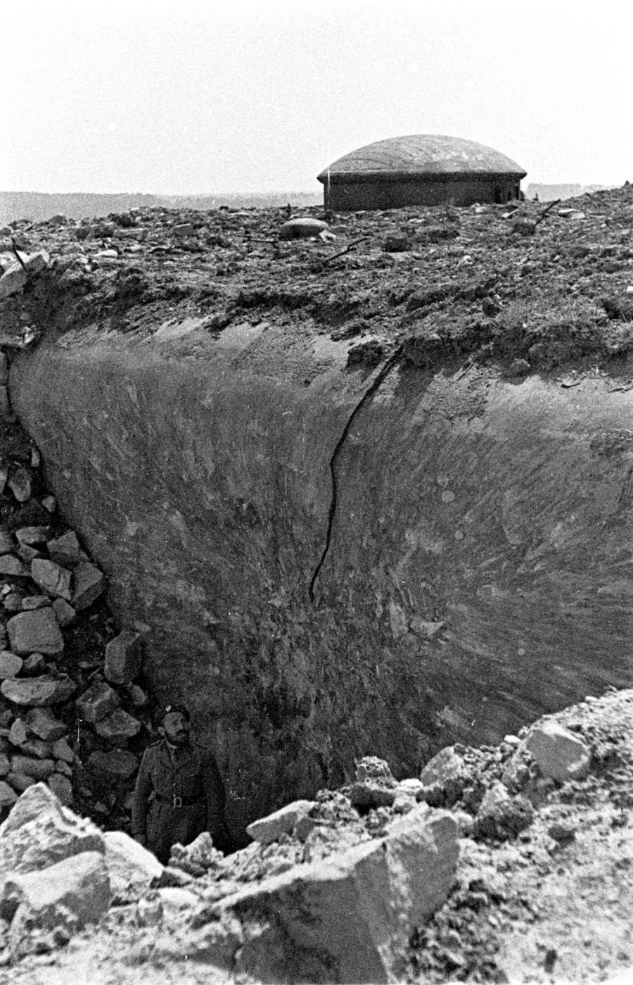 Ligne Maginot - SCHOENENBOURG - (Ouvrage d'artillerie) - Le bloc 4 après les combats