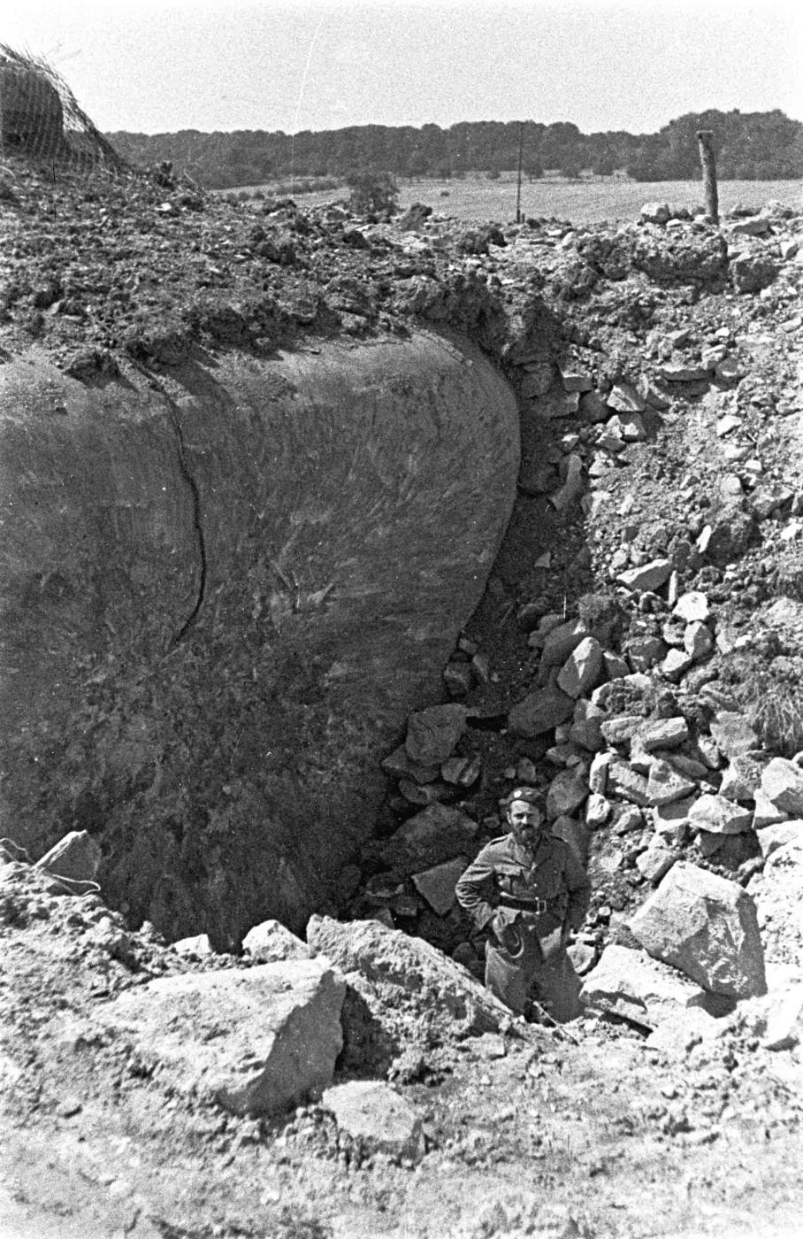 Ligne Maginot - SCHOENENBOURG - (Ouvrage d'artillerie) - Le bloc 4 après les combats