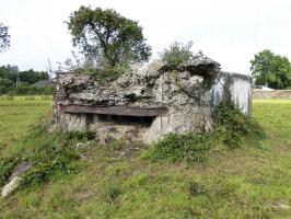 Ligne Maginot - B805 - TRIEUX DE BIEFONTAINE OUEST - (Observatoire d'infanterie) - Blockhaus endommagé par les tirs ennemis.