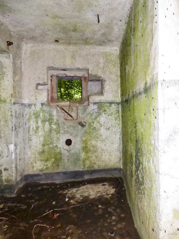 Ligne Maginot - B808 - BOIS DES AISEMENTS - (Blockhaus pour canon) - Couloir d'entrée
Embrasure FM latérale droite