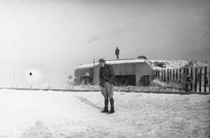 Ligne Maginot - OBERROEDERN NORD - (Casemate d'infanterie - Double) - Le Lt Vialle Henry commandant la casemate 