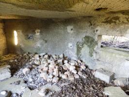 Ligne Maginot - BA103 - HIRAUMONT EST - (Blockhaus pour canon) - Créneaux Hotchkiss et AC