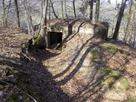 Ligne Maginot - BA105 - ROUTE DE REVIN 2 - (Blockhaus pour canon) - L'arrière