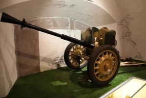 Ligne Maginot - Canon de 25 mm SA Mle 1937 - Musée de la fortification côtière - forteresse d'Oscarborg - Fjord d'Oslo - Norvège