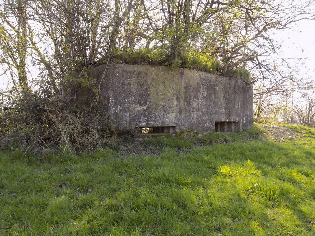 Ligne Maginot - BA95 - BOUT D'EN HAUT SUD - (Blockhaus pour canon) - Face frontale