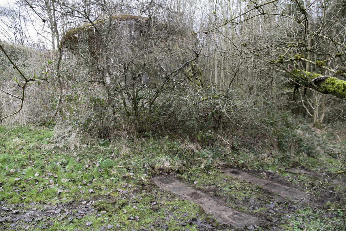 Ligne Maginot - SAINT LAURENT - (Barrage de Route) - Le barrage
Au dessus le B911 Saint Laurent