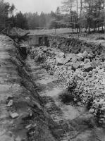 Ligne Maginot - HOCHWALD (FOSSé ANTICHAR DU) - (Obstacle antichar) - Construction du fossé
Partie entre C5 et C6