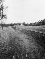 Ligne Maginot - HOCHWALD (FOSSé ANTICHAR DU) - (Obstacle antichar) - Construction du fossé
Vue du fossé et de la casemate  C5