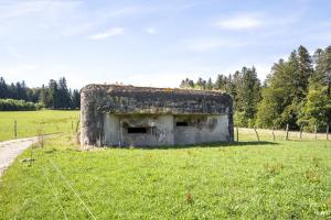 Ligne Maginot - B6 - LES RICHARD - (Blockhaus pour arme infanterie) - Le blockhaus couvre le carrefour