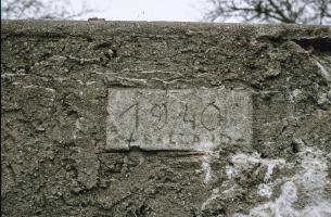 Ligne Maginot - BIDING EST 2 - (Blockhaus pour canon) - Au dessus de l'entrée