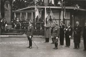 Ligne Maginot - 172° Régiment d'Infanterie de Forteresse (172° RIF) - Fête du 172ème Régiment d'infanterie de forteresse
Le Lt Col Chomerot