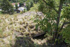 Ligne Maginot - CHATELARD 1 - (Blockhaus pour arme infanterie) - Le blockhaus vu depuis la tourelle démontable