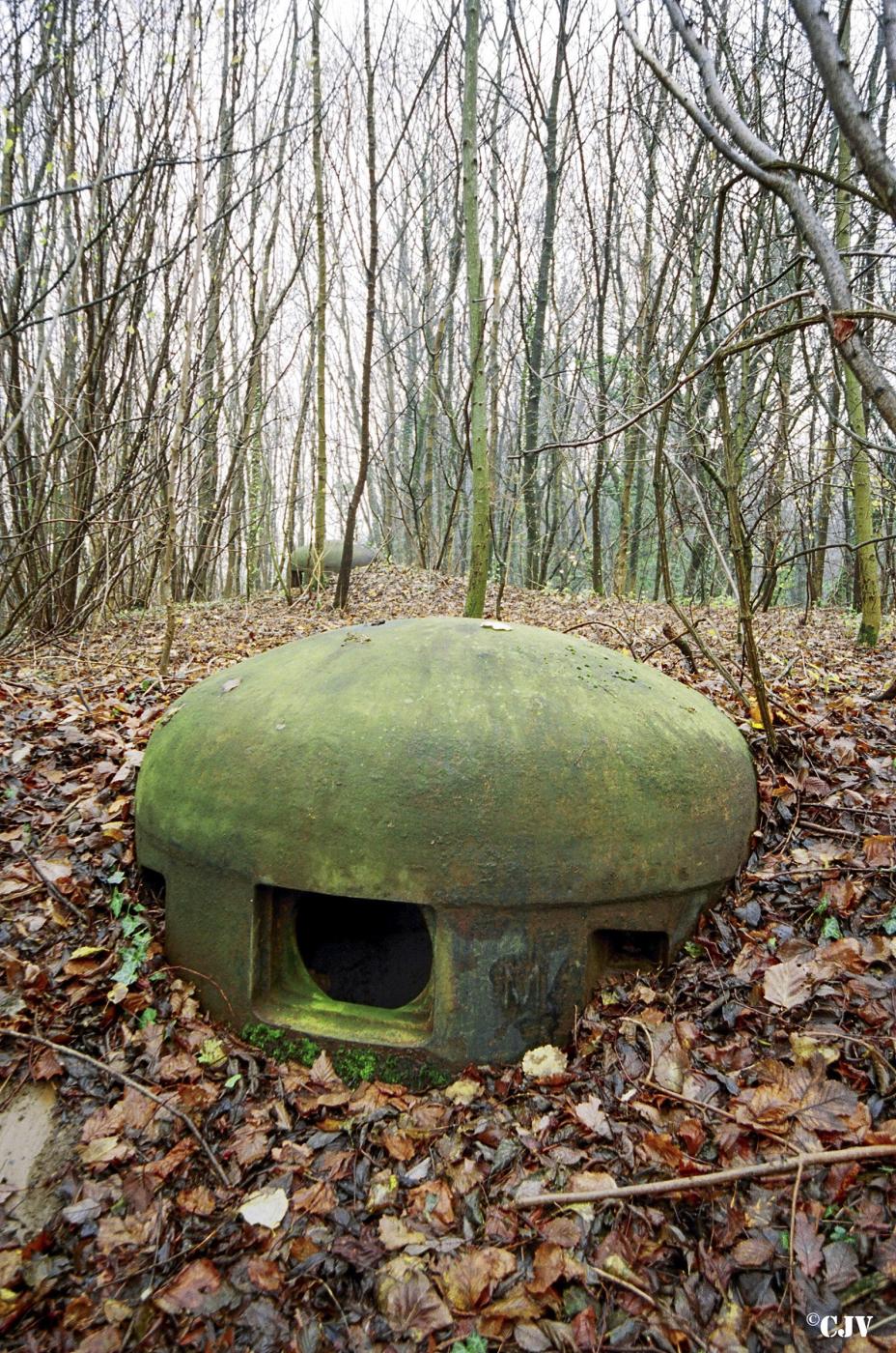 Ligne Maginot - BOIS DE BEUVEILLE - C2 - (Casemate d'infanterie - Simple) - Cloche pour jumelage de mitrailleuses Reibel MAC 31