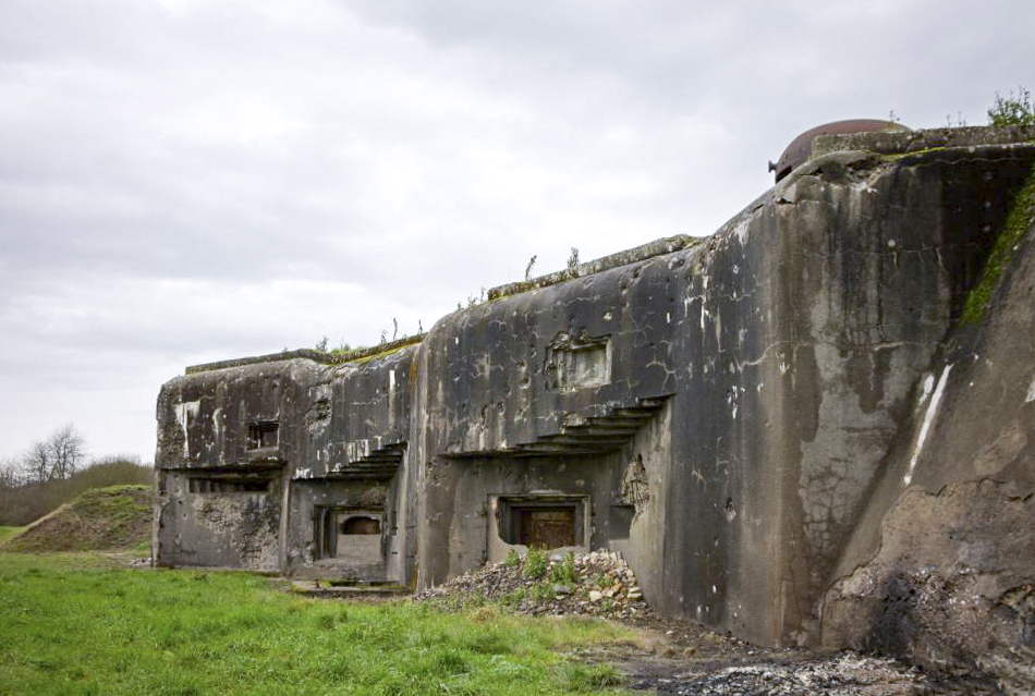 Ligne Maginot - BOVENBERG - BCA2 - (Casemate d'artillerie) - Façade avant