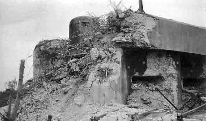 Ligne Maginot - 31/1 - PONT DE BATEAUX DE NEUF BRISACH - (Casemate d'infanterie - Double) - Vue de la casemate en 1940