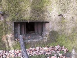 Ligne Maginot - VOR BERG - (Blockhaus pour arme infanterie) - L'embrasure et la trémie Condé.