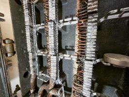 Ligne Maginot - 82M - (Chambre de coupure) - Détail : les numéros sur chaque connexion