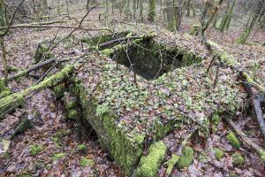 Ligne Maginot - MEDERCHEN NORD 2 - (Blockhaus pour arme infanterie) - Face arrière avec les deux entrées