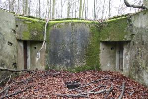 Ligne Maginot - SCHIDELBERG (QUARTIER TéTERCHEN - II/161° RIF) - (PC de Quartier) - Le PC et ses deux entrées