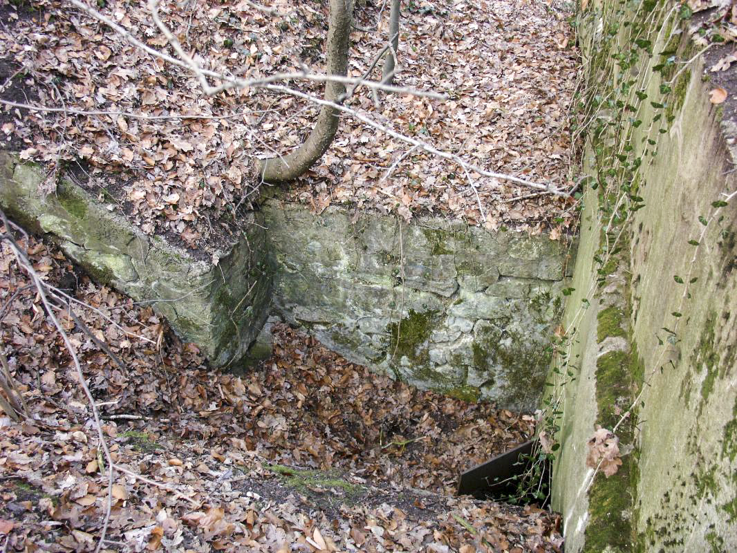 Ligne Maginot - HESTROFF NORD 3 - (Blockhaus pour canon) - Vue sur l'entrée des hommes