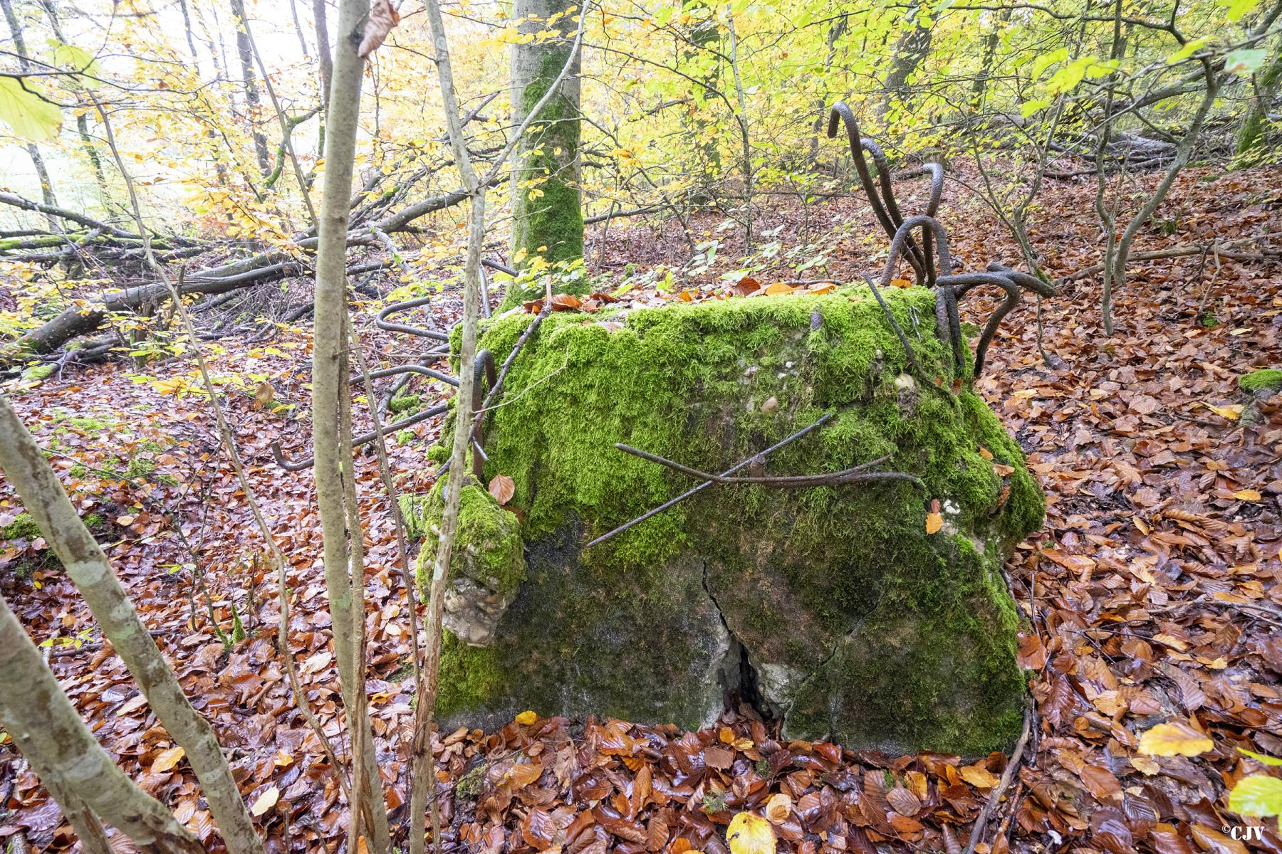 Ligne Maginot - BB358 - (Blockhaus pour canon) - Un des fragments