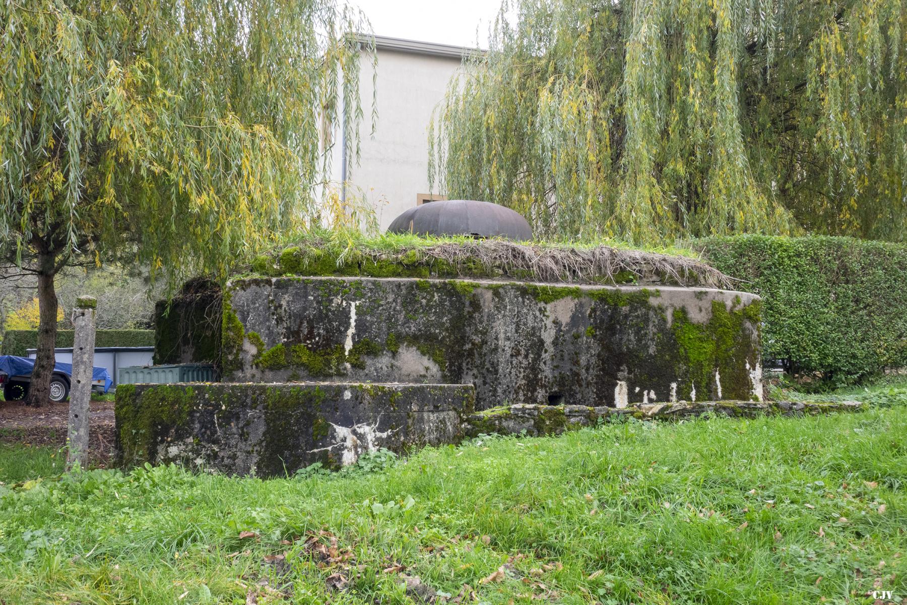 Ligne Maginot - ZIMMING NORD 1 - (Blockhaus pour arme infanterie) - Vue de coté