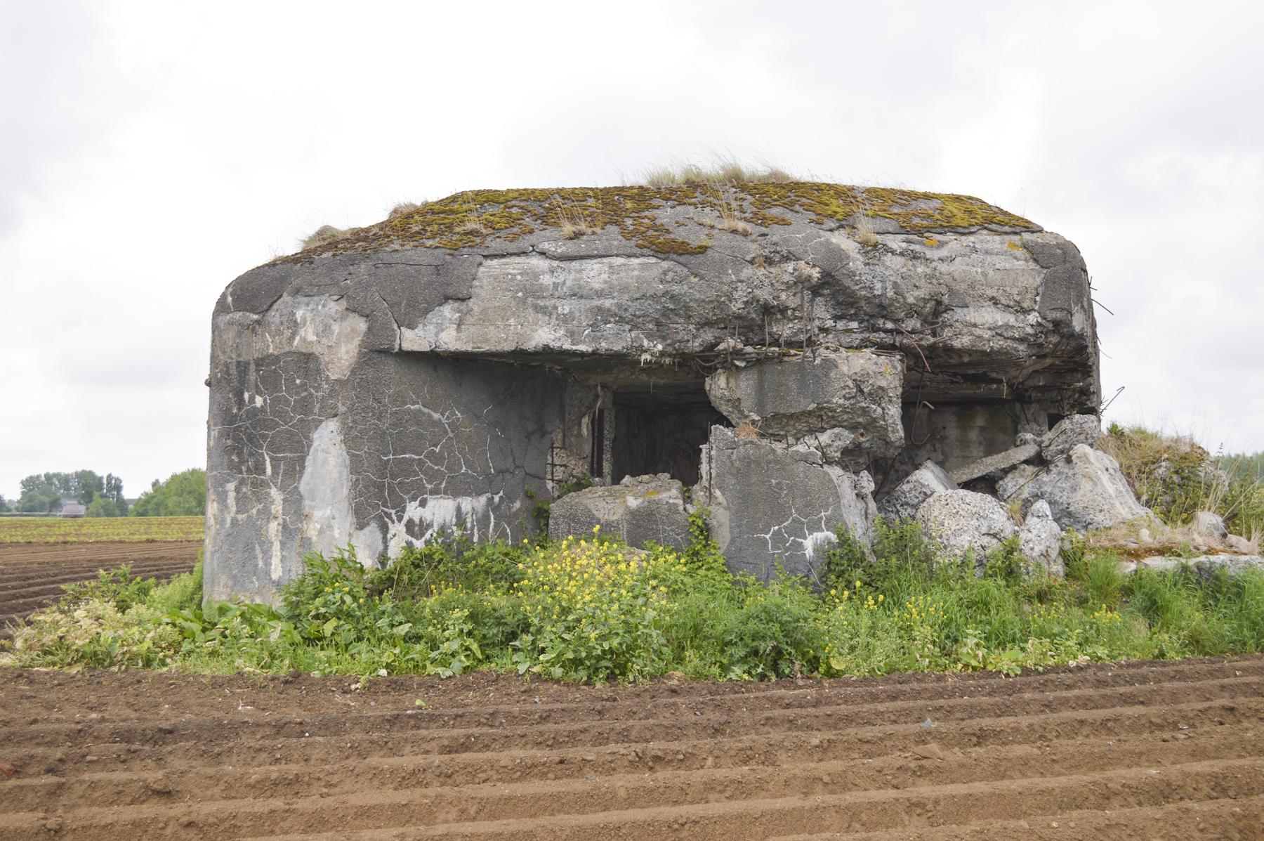 Ligne Maginot - B545 - SAINT WAAST LA VALLEE - (Blockhaus pour canon) - 