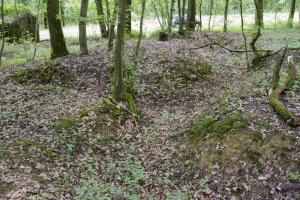 Ligne Maginot - CB277 - IDLINGEN - (Blockhaus pour arme infanterie) - Vestiges de tranchées à proximité immédiate du blockhaus