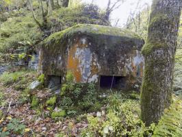 Ligne Maginot - Blockhaus Bb39-C - La PILLE - Les faces frontale