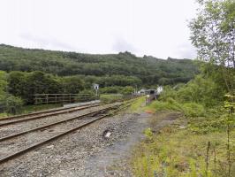 Ligne Maginot - BB59 - LES VANNELLES - (Blockhaus pour canon) - Face frontale, vue direction de tir AC, à travers le pont vers la gare