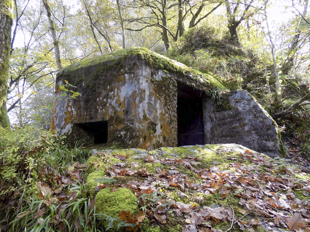 Ligne Maginot - Blockhaus Bb39-C - La PILLE - Faces frontale et gauche