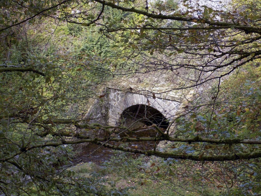 Ligne Maginot - Blockhaus Bb39-C - La PILLE - Vue vers le pont en bas