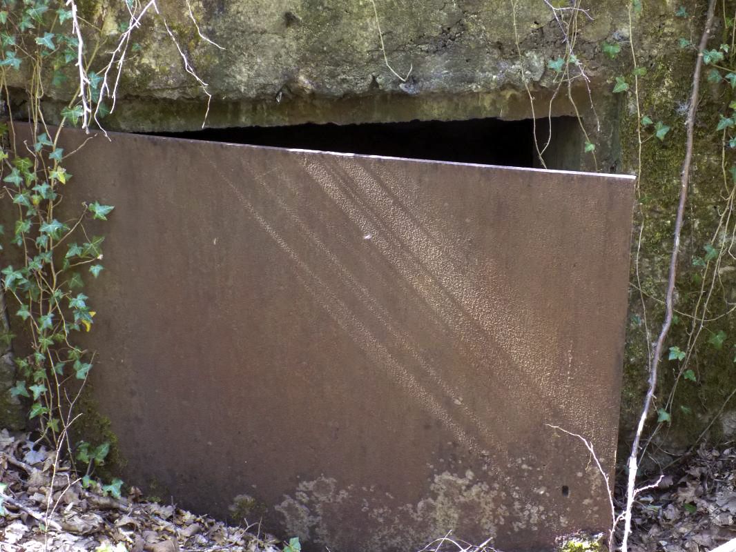 Ligne Maginot - BB49 - LES DAMES DE MEUSE - (Blockhaus pour canon) - L'entrée AC