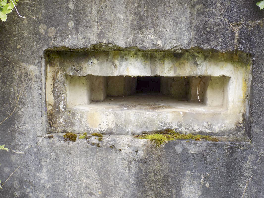 Ligne Maginot - BB59 - LES VANNELLES - (Blockhaus pour canon) - Face gauche, créneau Hotchkiss