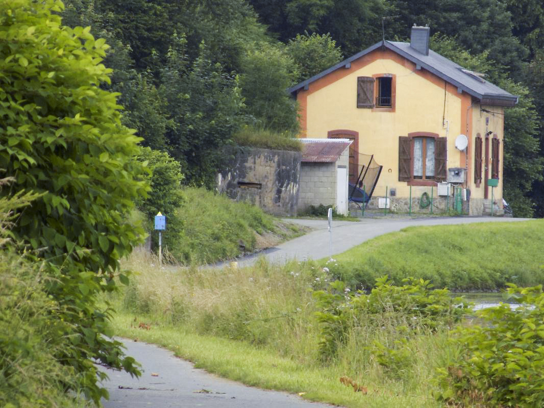 Ligne Maginot - BB61 - BARRAGE DE BOGNY - (Blockhaus pour arme infanterie) - Direction de tir, (vers la gauche), Bb60-C 