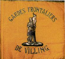 Ligne Maginot - Compagnie de Gardes Frontaliers (CGF) - Fanion de la section de Villing