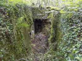 Ligne Maginot - 26A - RIMONNEAU OUEST - (Blockhaus pour canon) - L'entrée AC et l'endroit semi-ouvert