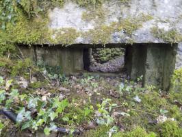 Ligne Maginot - 27A - RIMONNEAU EST - (Blockhaus pour canon) - Face frontale droite, créneau AC