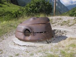 Ligne Maginot - CHATELET (TD N° 564) - (Cuve pour arme d'infanterie) - Le tourelle STG par éléments mle 35-37