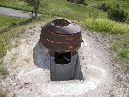 Ligne Maginot - CHATELET (TD N° 564) - (Cuve pour arme d'infanterie) - Le tourelle STG par éléments mle 35-37