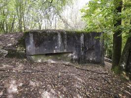 Ligne Maginot - AB8 - (Blockhaus pour canon) - Le flanquement vers la droite