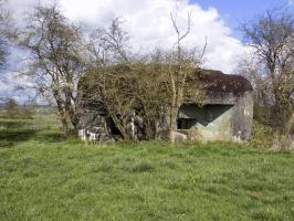 Ligne Maginot - A95BIS - TETAIGNE B - (Blockhaus lourd type STG / STG-FCR - Double) - Faces l'arrière / sud est