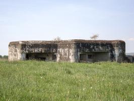 Ligne Maginot - A92 - PRIX DU LOUP - (Blockhaus lourd type STG / STG-FCR - Double) - Vue l’arrière/est