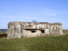 Ligne Maginot - A92 - PRIX DU LOUP - (Blockhaus lourd type STG / STG-FCR - Double) - Face gauche