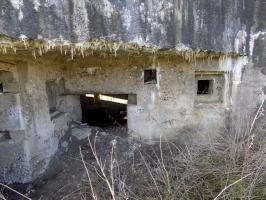 Ligne Maginot - A92 - PRIX DU LOUP - (Blockhaus lourd type STG / STG-FCR - Double) - L'entrée AC et créneau FM