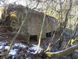 Ligne Maginot - 73BIS - LE CHENE - (Blockhaus pour arme infanterie) - Face frontale