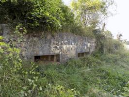 Ligne Maginot - 73 - LONGUES VOIES - (Blockhaus pour arme infanterie) - Face frontale