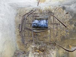 Ligne Maginot - 8BIS - LES LONGS BOYAUX EST - (Blockhaus pour canon) - Créneau Hotchkiss